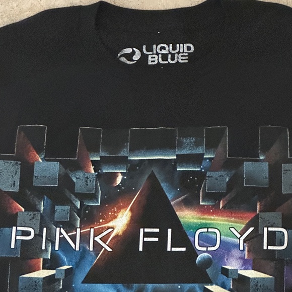 2016 Liquid Blue Pink Floyd Band Shirt - Picture 3 of 6